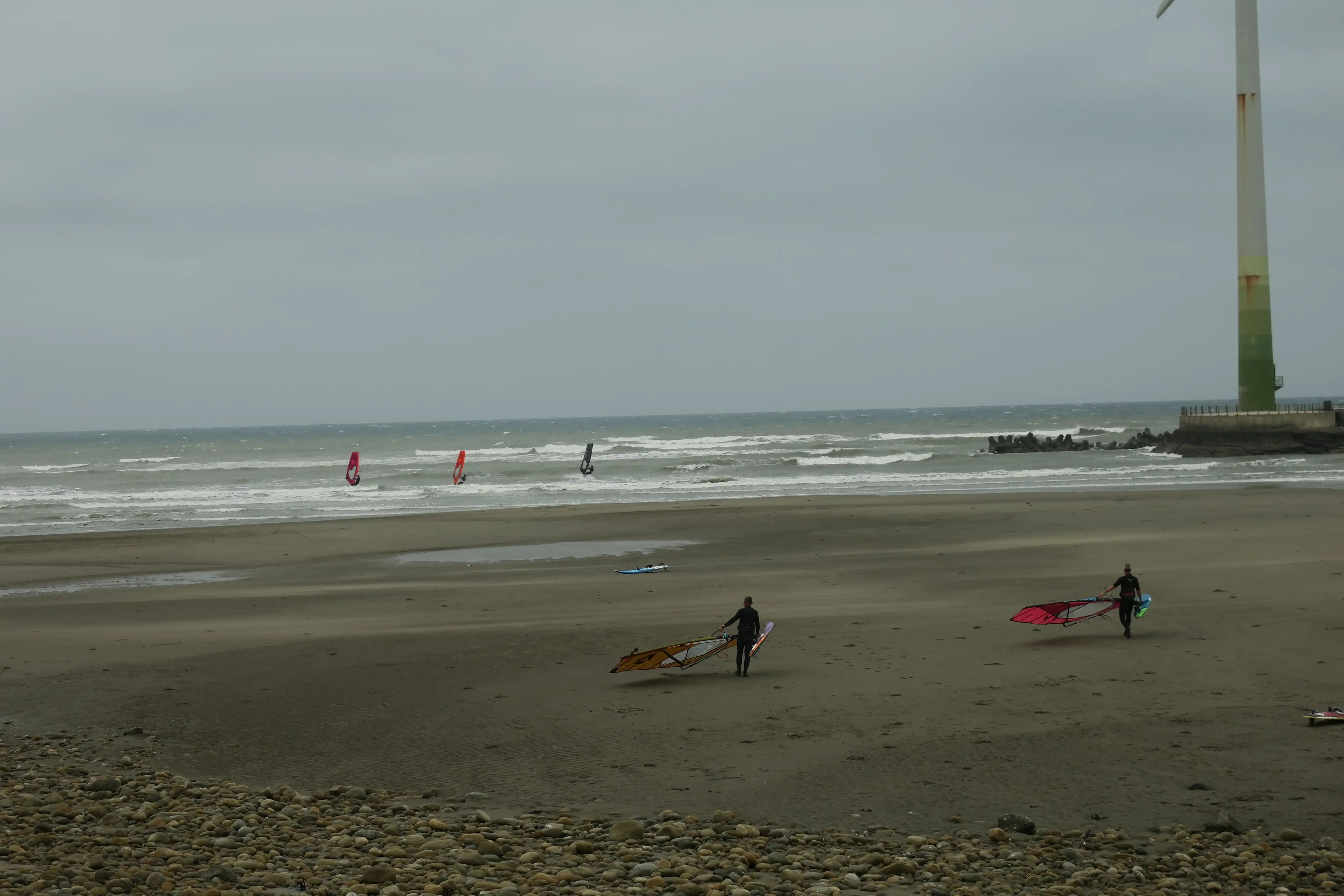 Windsurfing in Taiwan